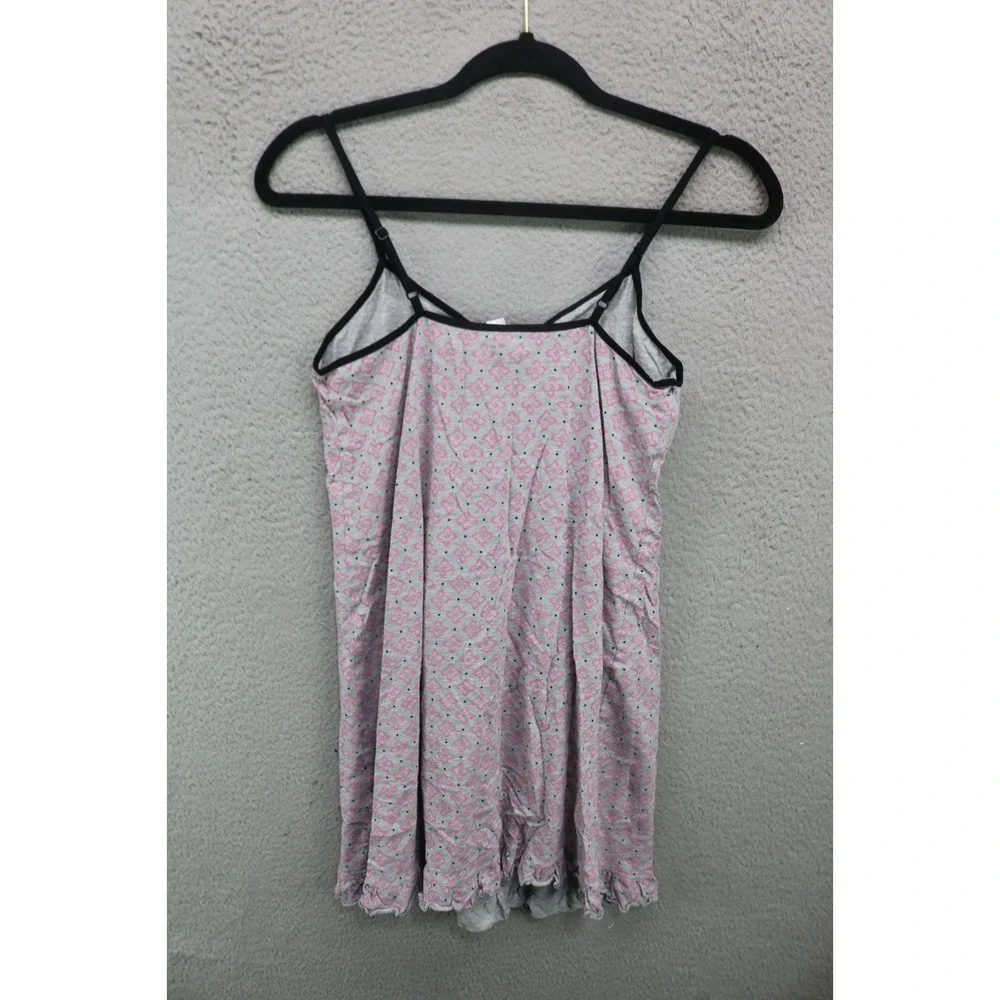 Steve Spagetti Strap Stretchy Nightgown-Medium-Ruffles-Preppy